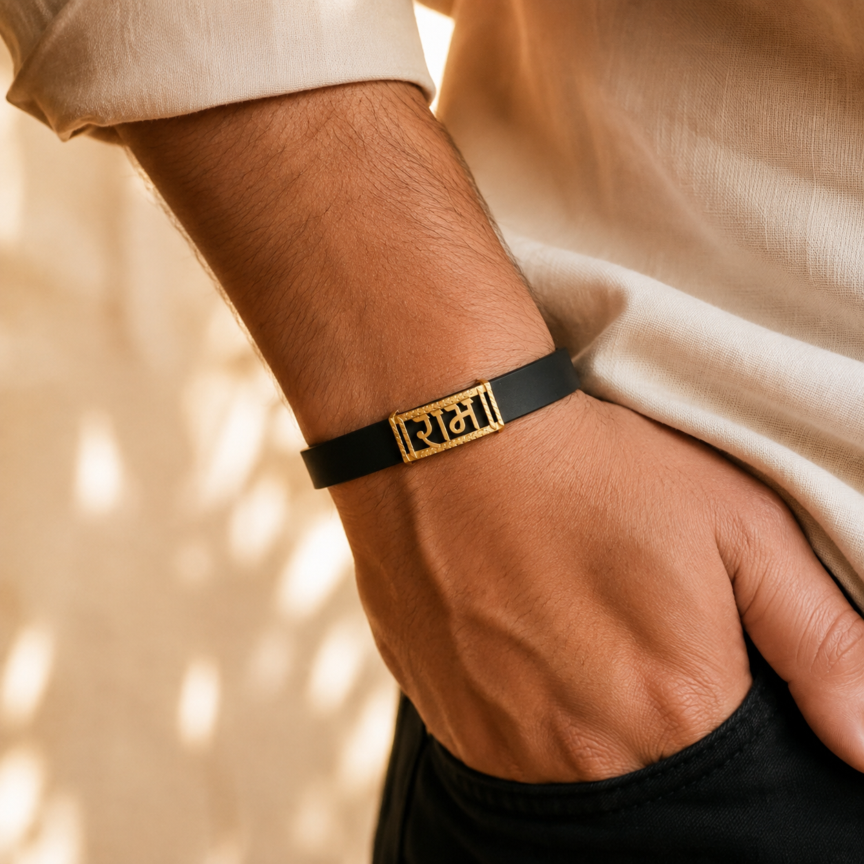 Spiritual Black Bracelet for Men
