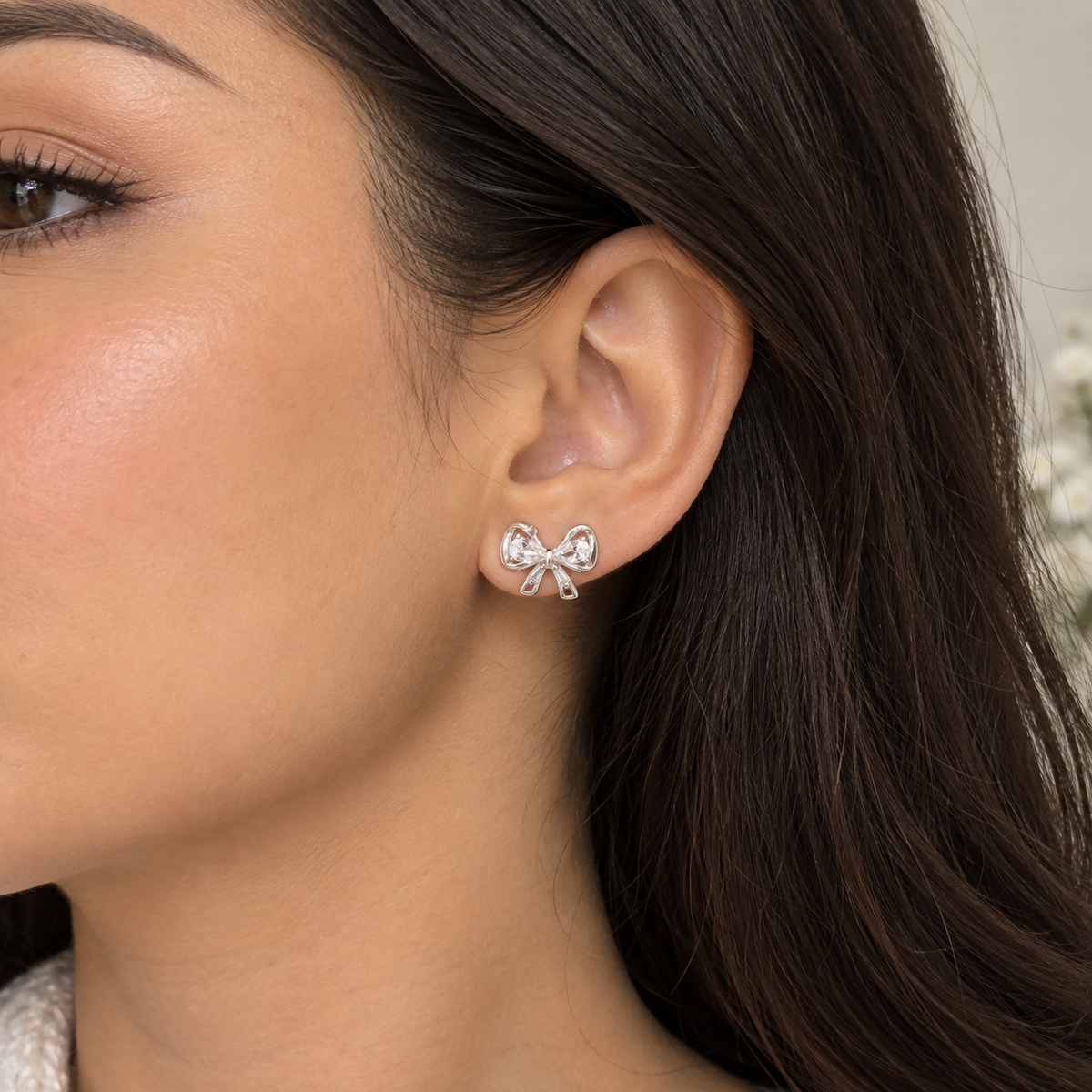 Crystal Bow Studs