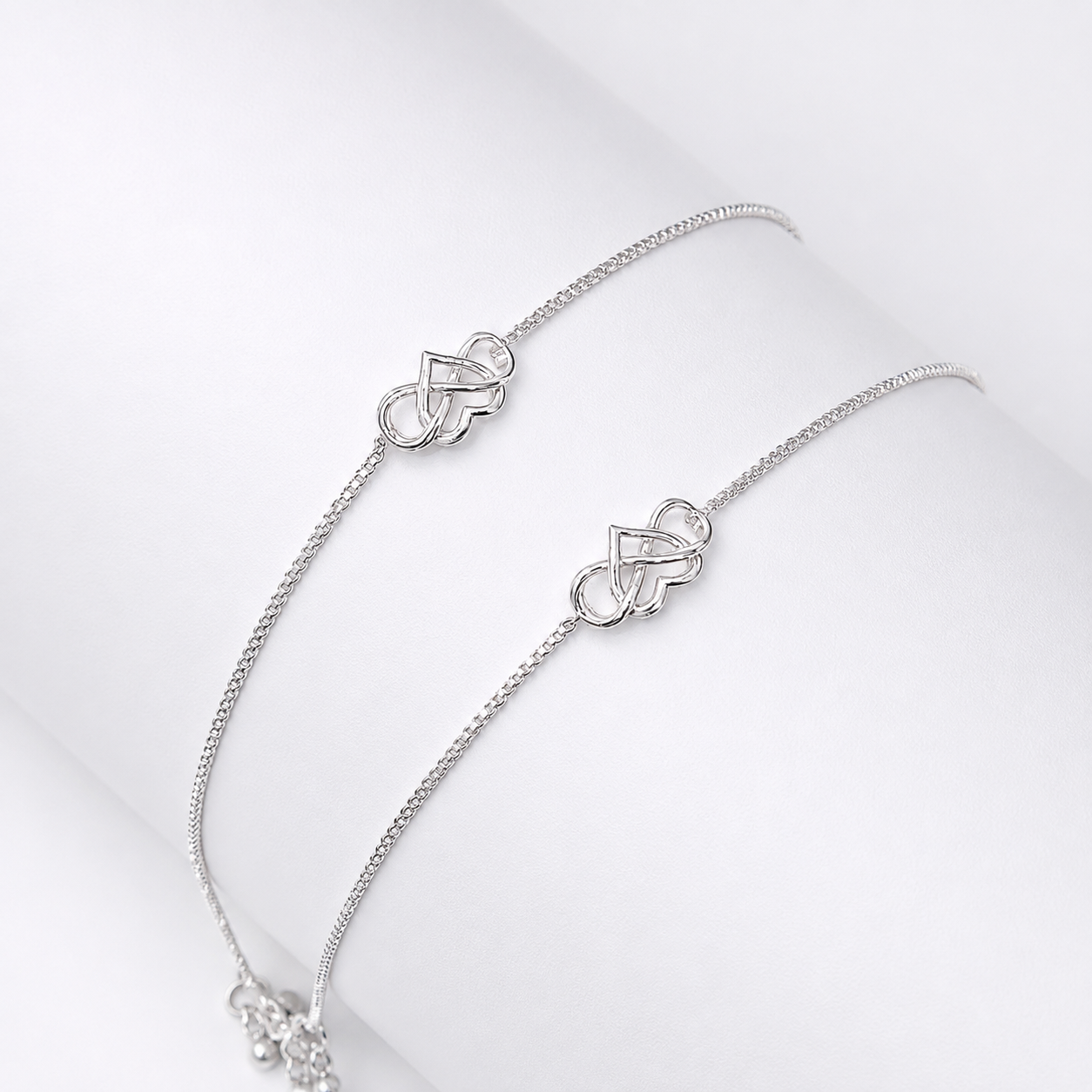 Heart infinity payal