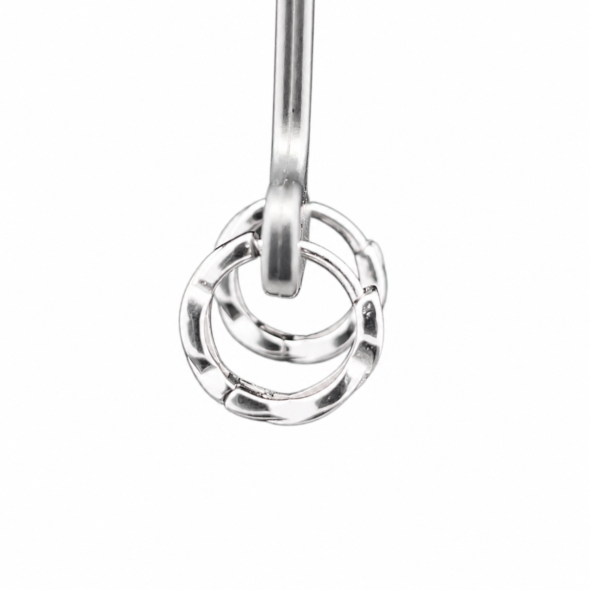 Luna twist hoop earrings