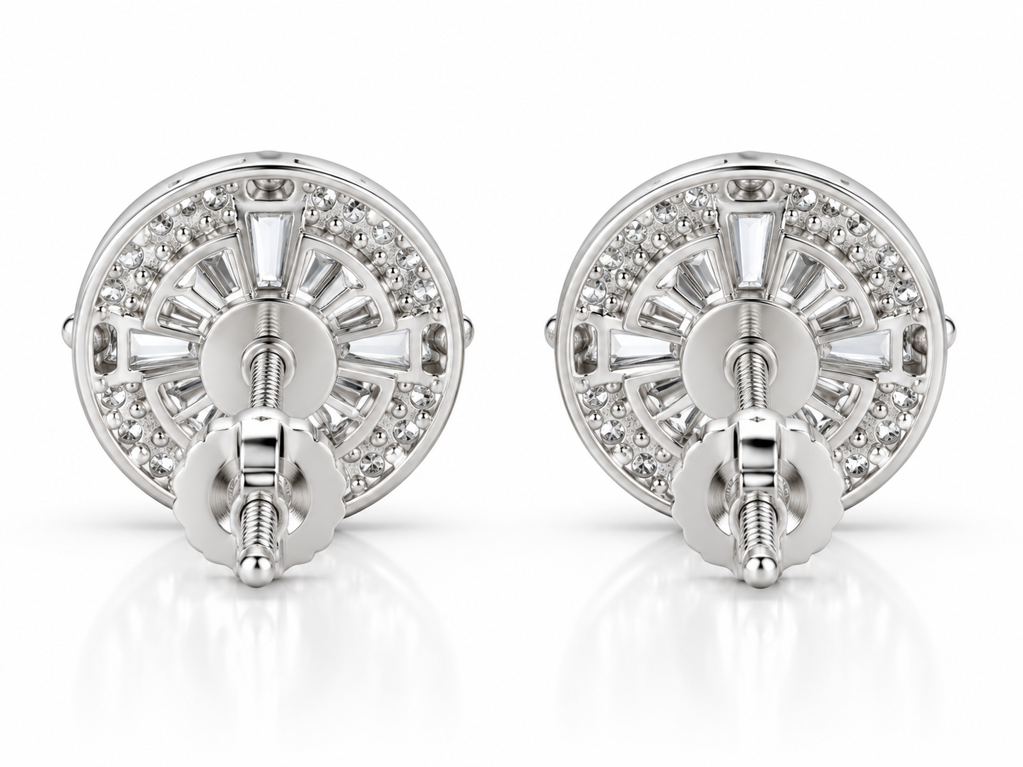 925 SILVER  Starburst Stud Earrings