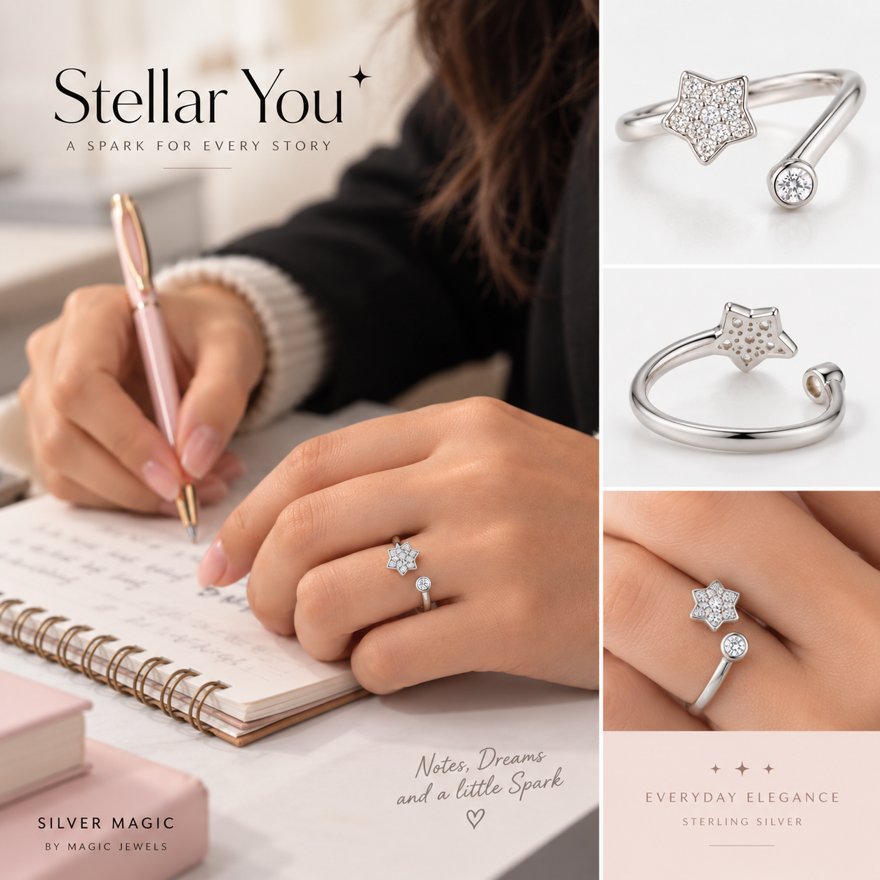 Starlit Grace Ring