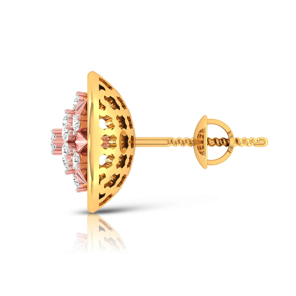 Magic Elegance Diamond Floral Earrings