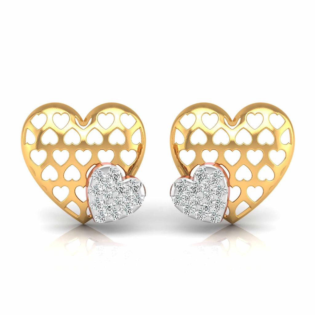 Magic Symbol Of Love Heart Earrings