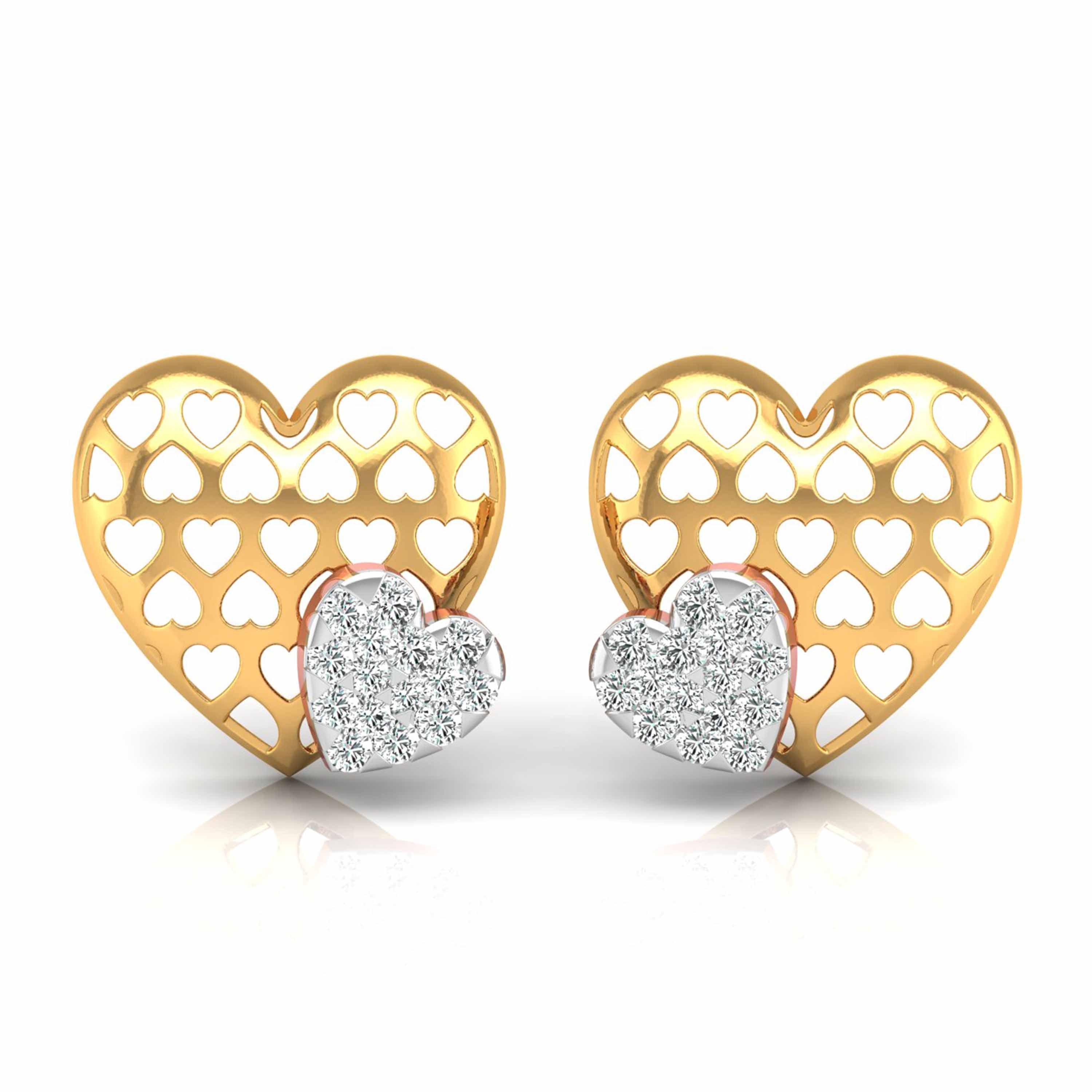 Magic Symbol Of Love Heart Earrings