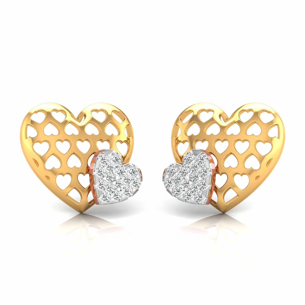 Magic Symbol Of Love Heart Earrings