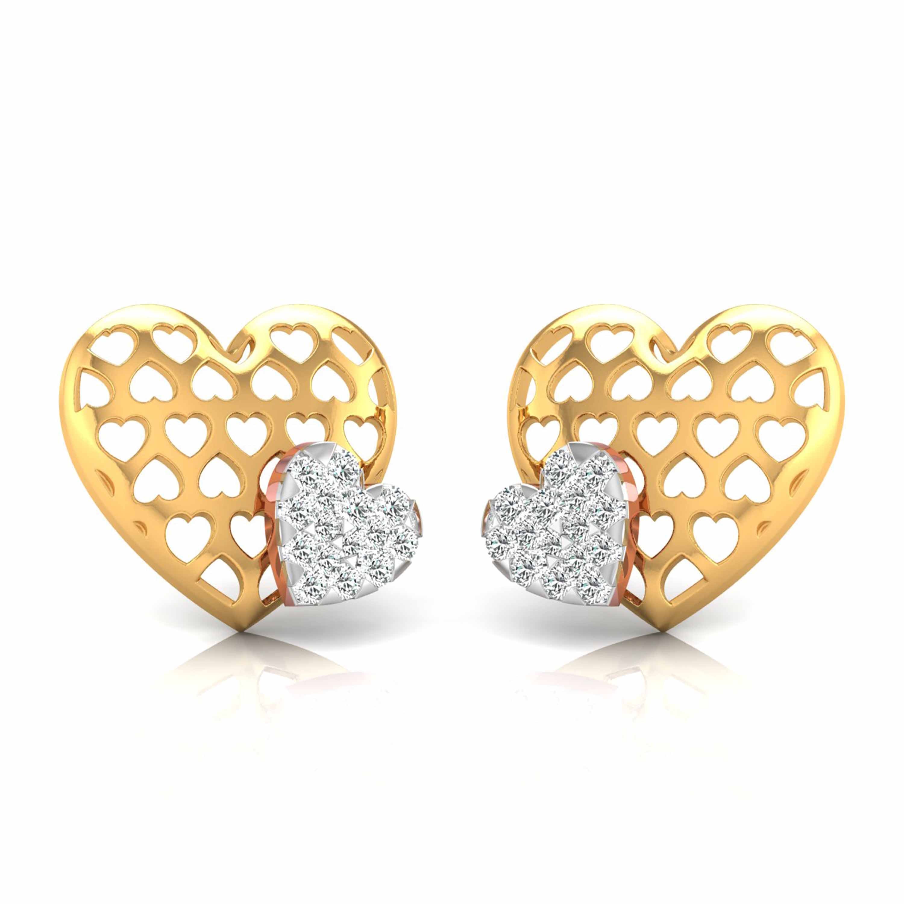 Magic Symbol Of Love Heart Earrings