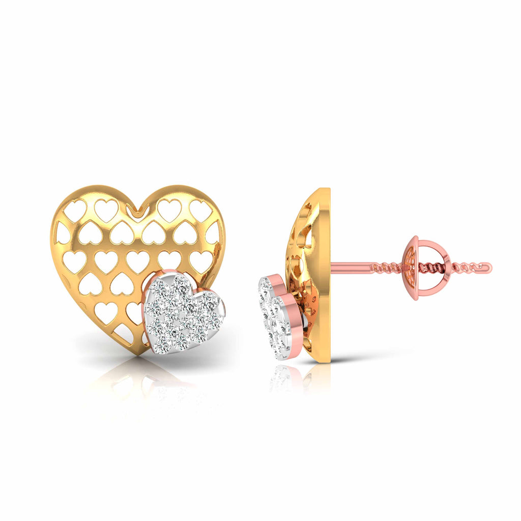 Magic Symbol Of Love Heart Earrings
