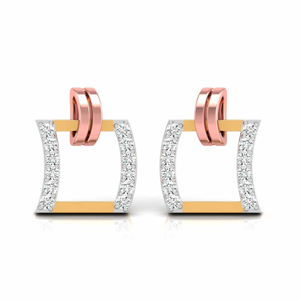 Magic Modern Statements Square Earrings