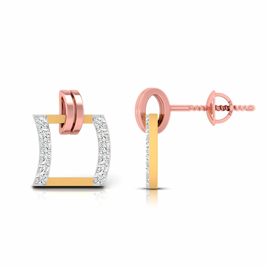 Magic Modern Statements Square Earrings