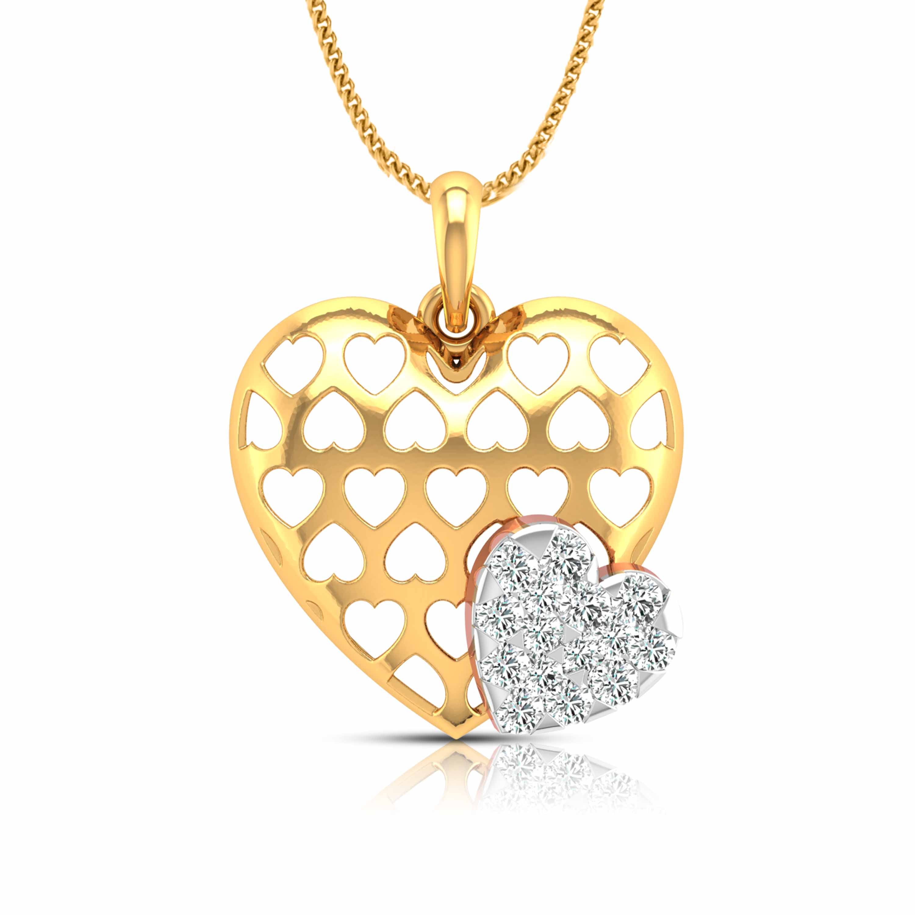 Magic Perfect Heart Diamond Pendant