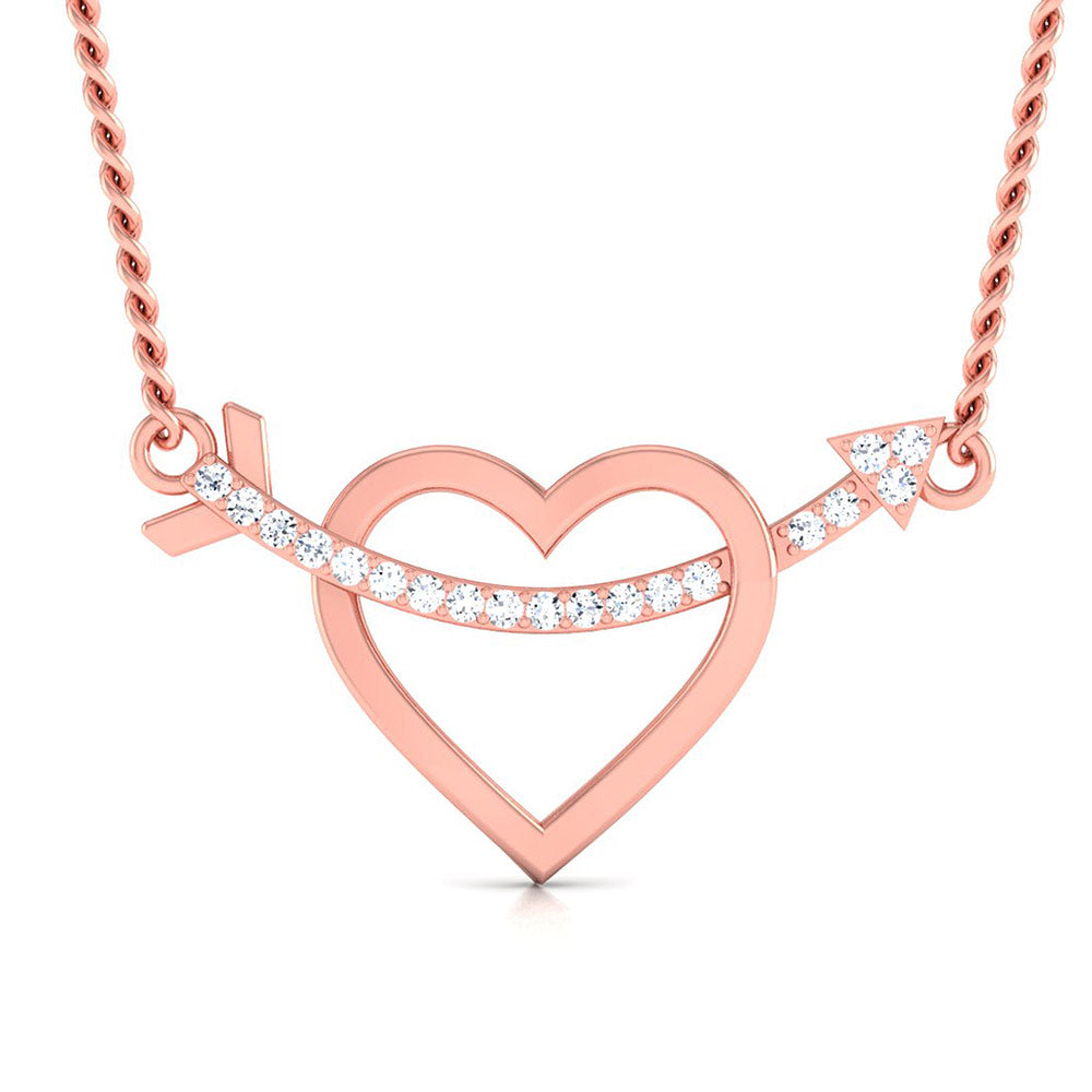 Magic Cupid’s Arrow: Heart Pendant for Valentine’s Day
