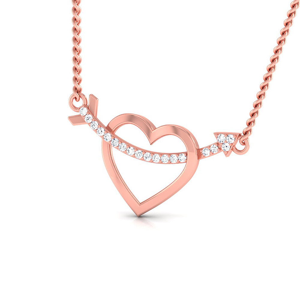 Magic Cupid’s Arrow: Heart Pendant for Valentine’s Day