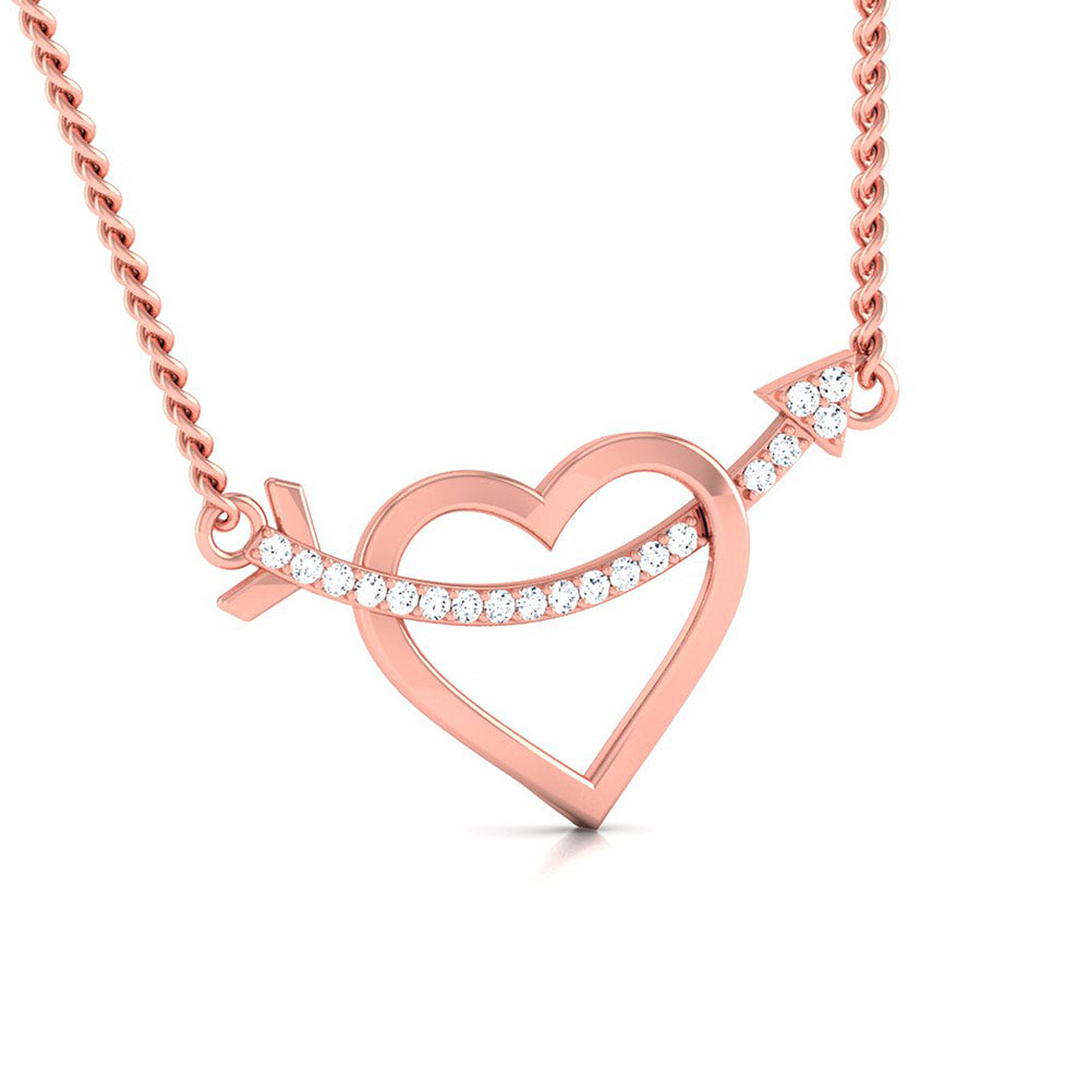 Magic Cupid’s Arrow: Heart Pendant for Valentine’s Day