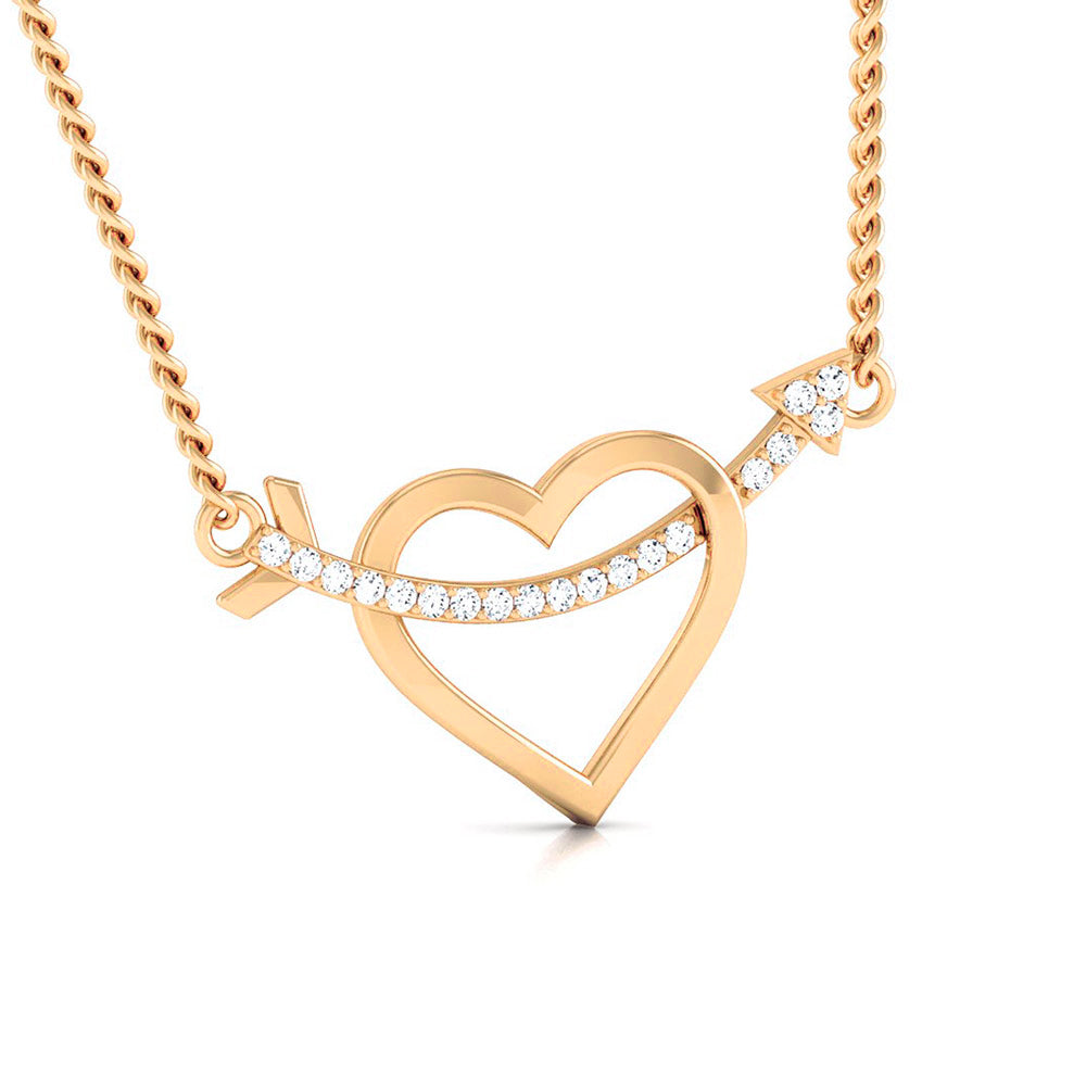 Magic Cupid’s Arrow: Heart Pendant for Valentine’s Day