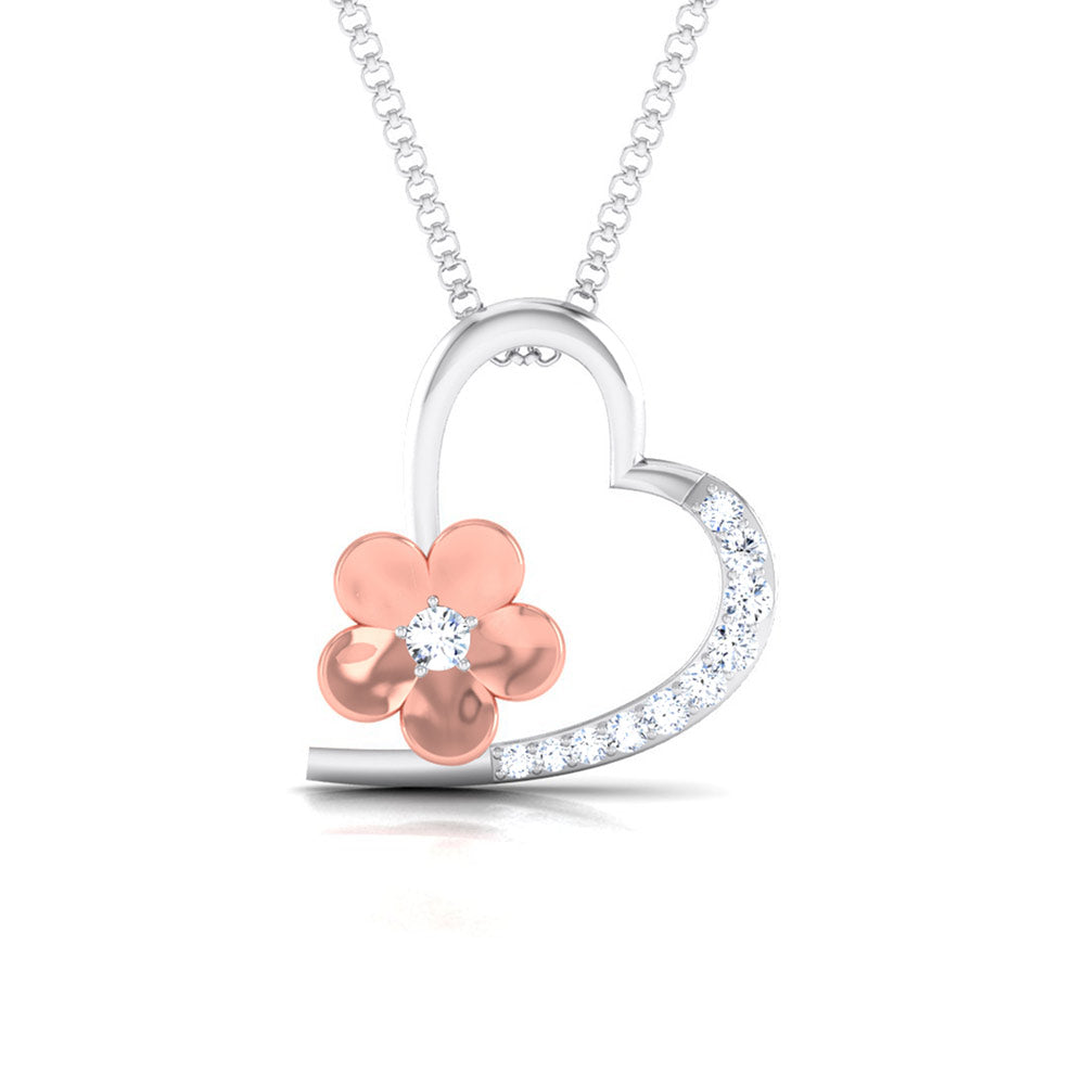 Magic Aurora Shine Valentine Heart Pendant