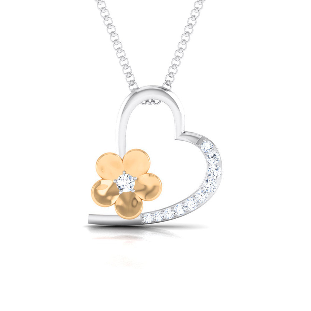 Magic Aurora Shine Valentine Heart Pendant