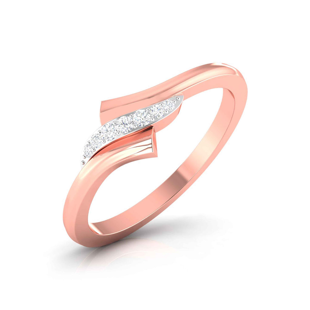 Magic Modern Twist Sparkling Diamond Ring