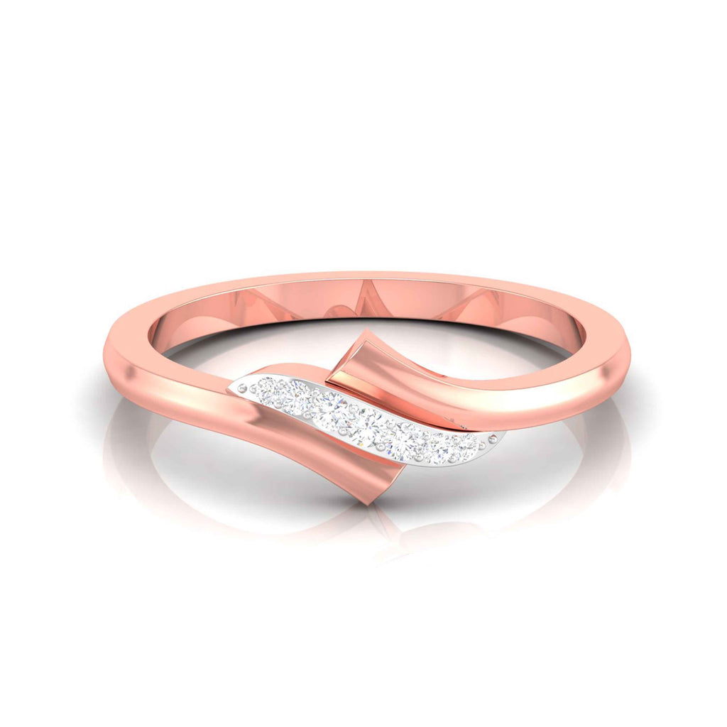 Magic Modern Twist Sparkling Diamond Ring