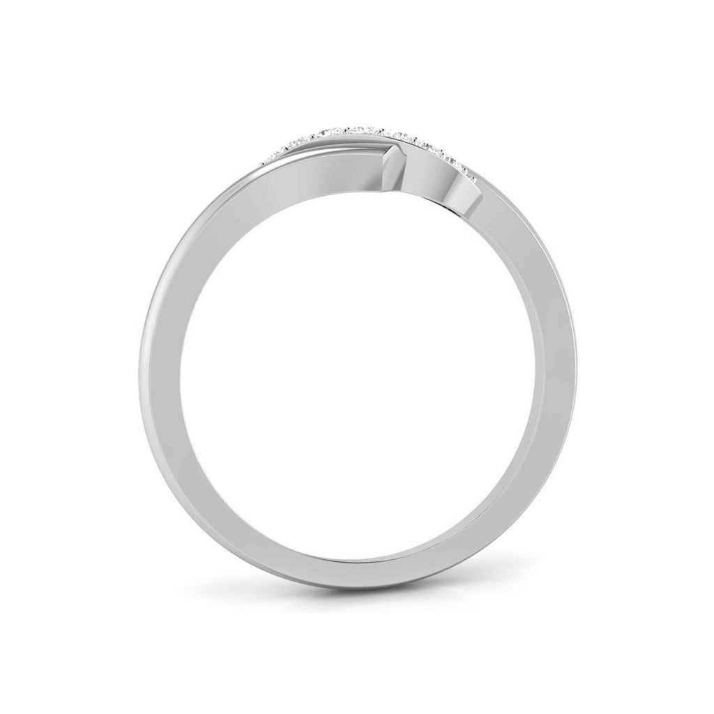 Magic Modern Twist Sparkling Diamond Ring