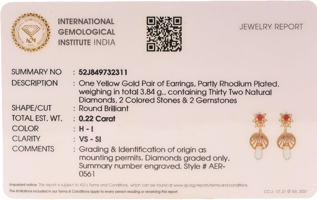 Magic Traditional Pearl Drop Jhumka