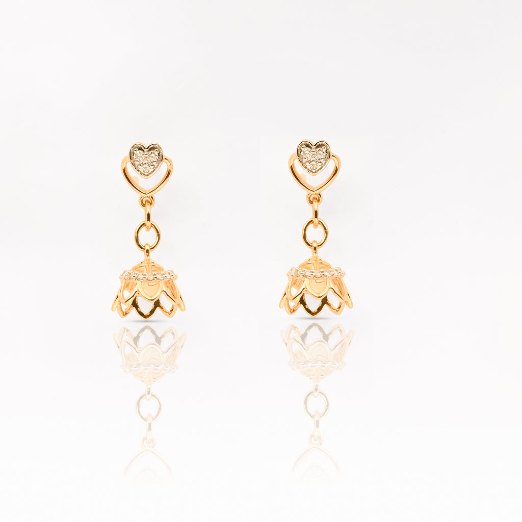 Magic Triflet of Love Jhumka