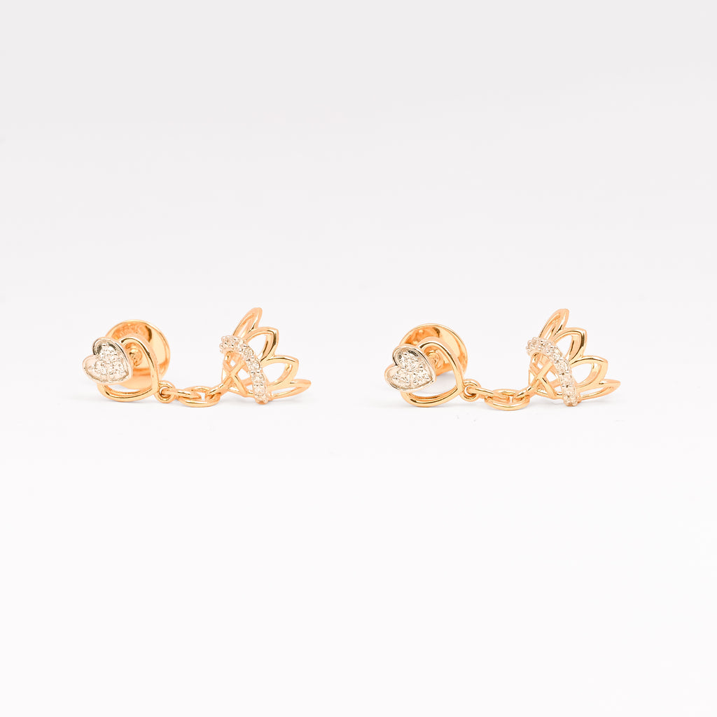 Magic Triflet of Love Jhumka