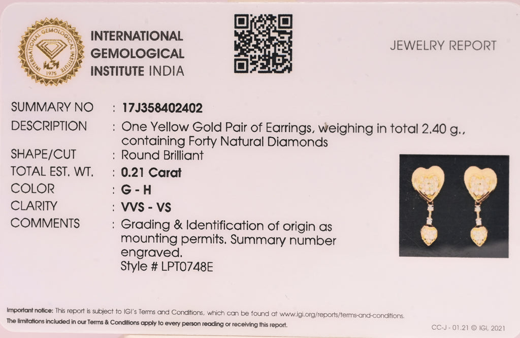 Magic Stunning Love Drop Earrings