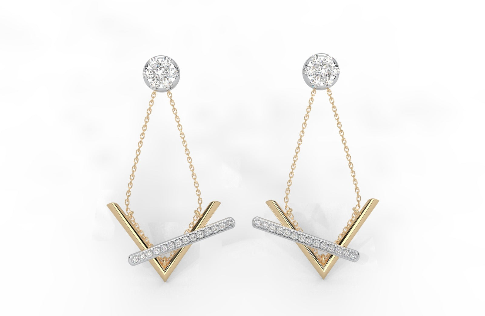 Magic Hanging Entangled Earrings