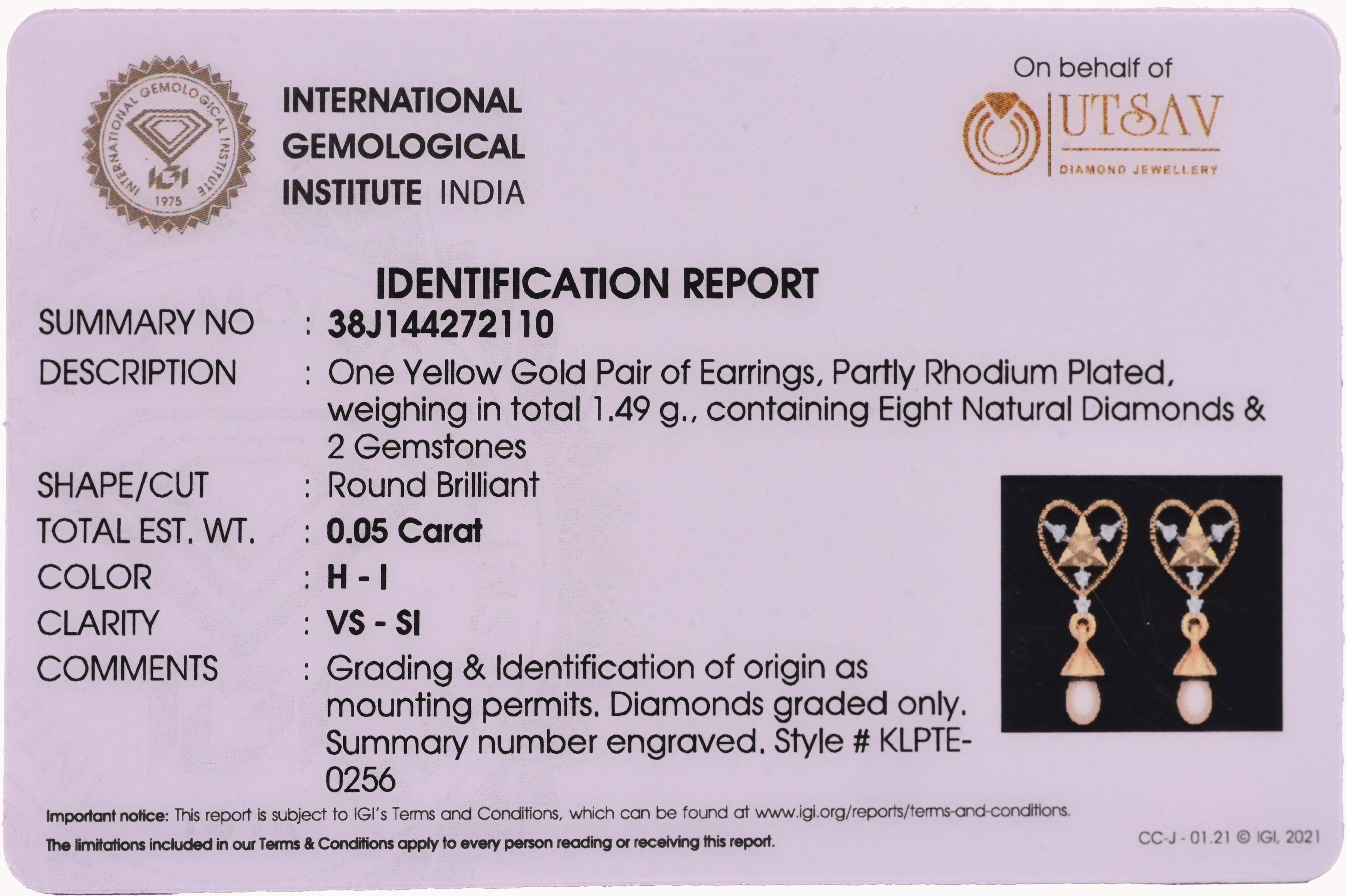 Magic Love Droplet Diamond Earrings