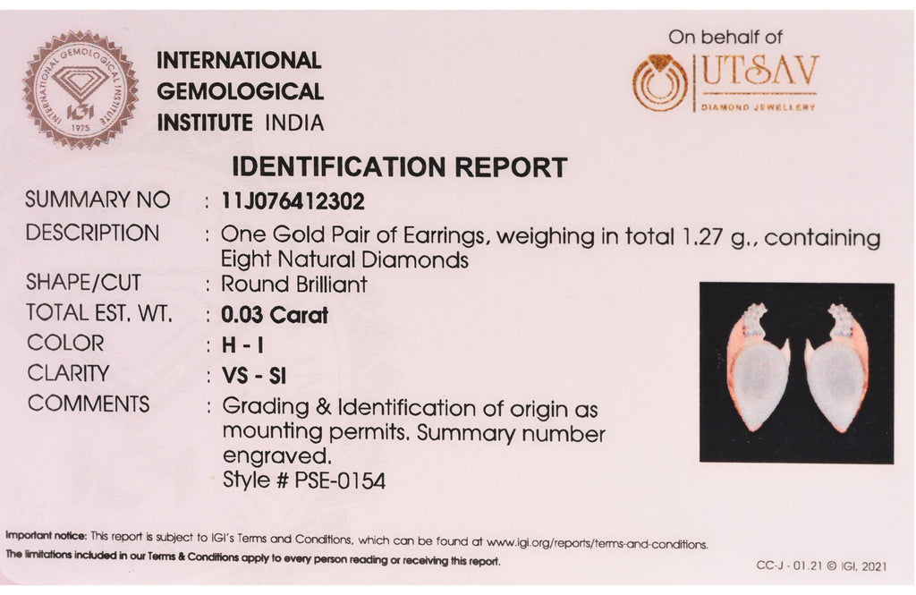 Magic Snow White Earrings