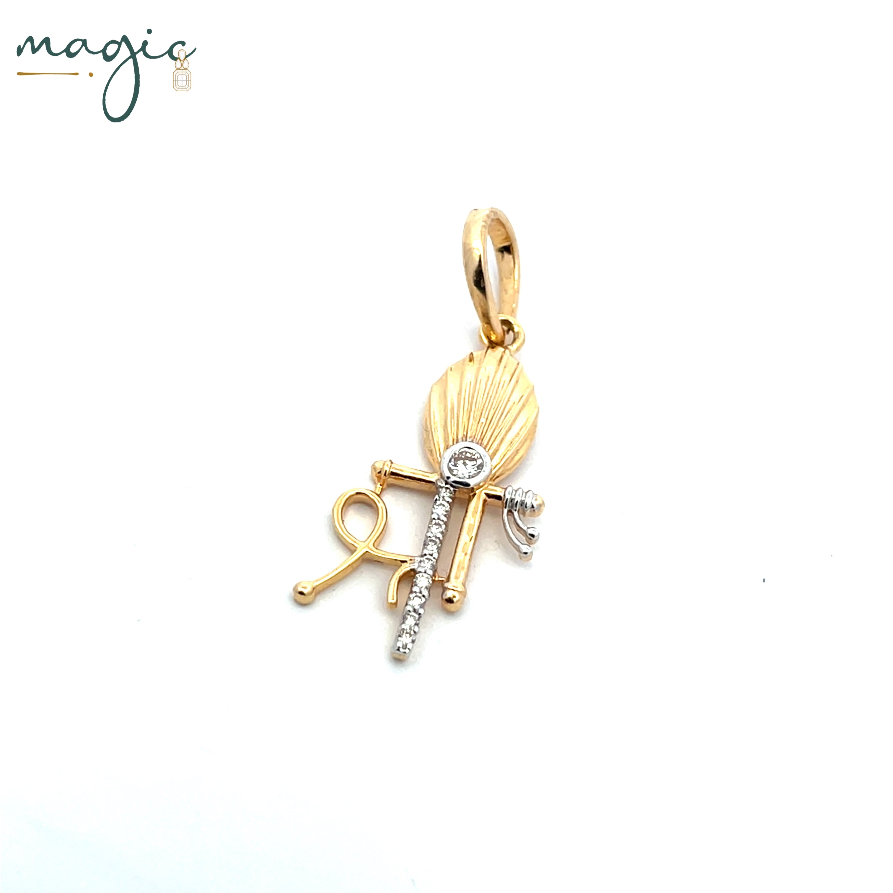Magic Shree Krishna Diamond Pendant