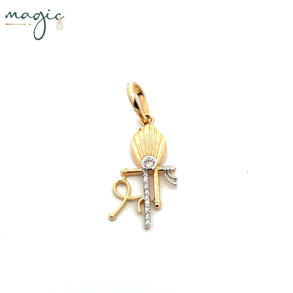 Magic Shree Krishna Diamond Pendant