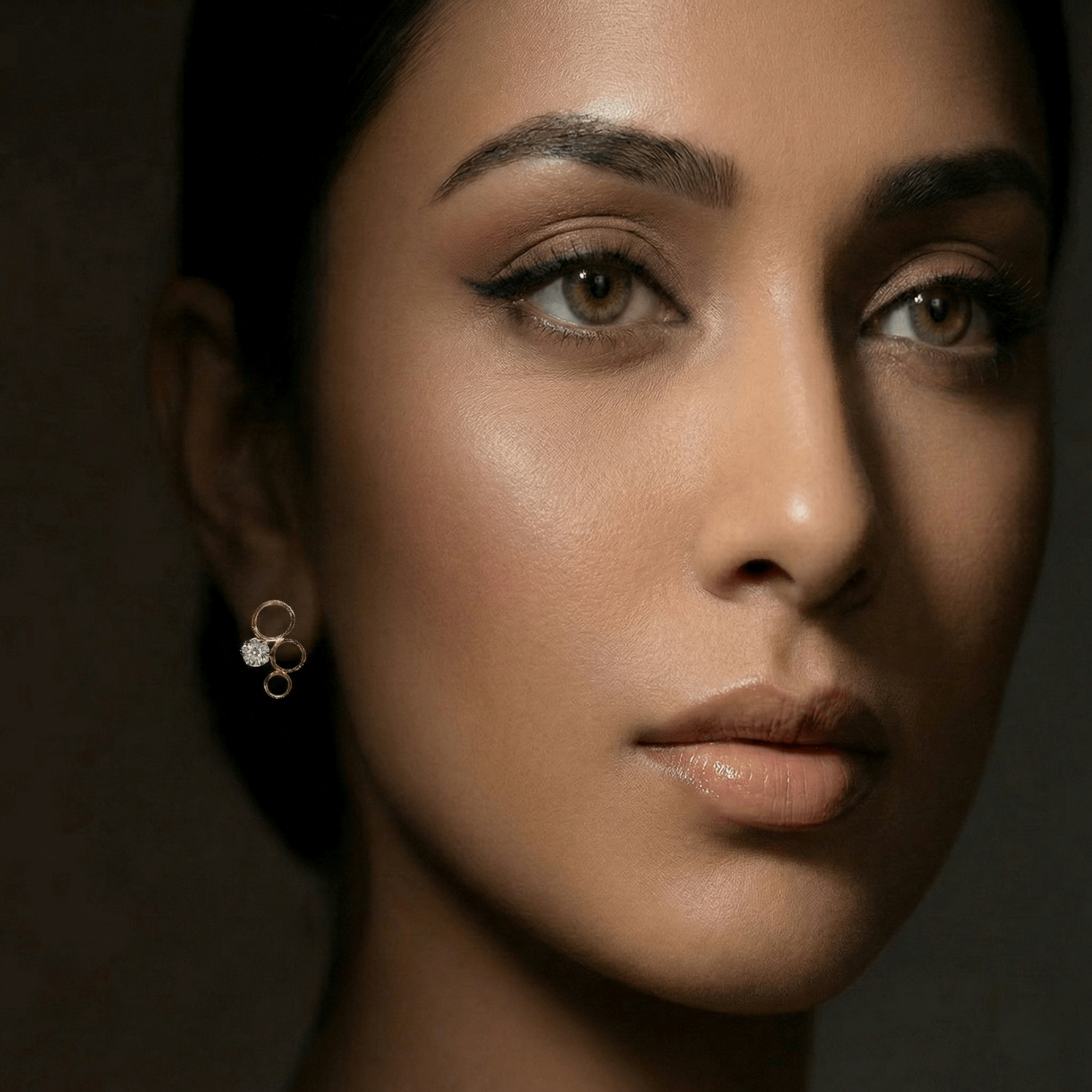Ethereal cluster  Diamond Earings