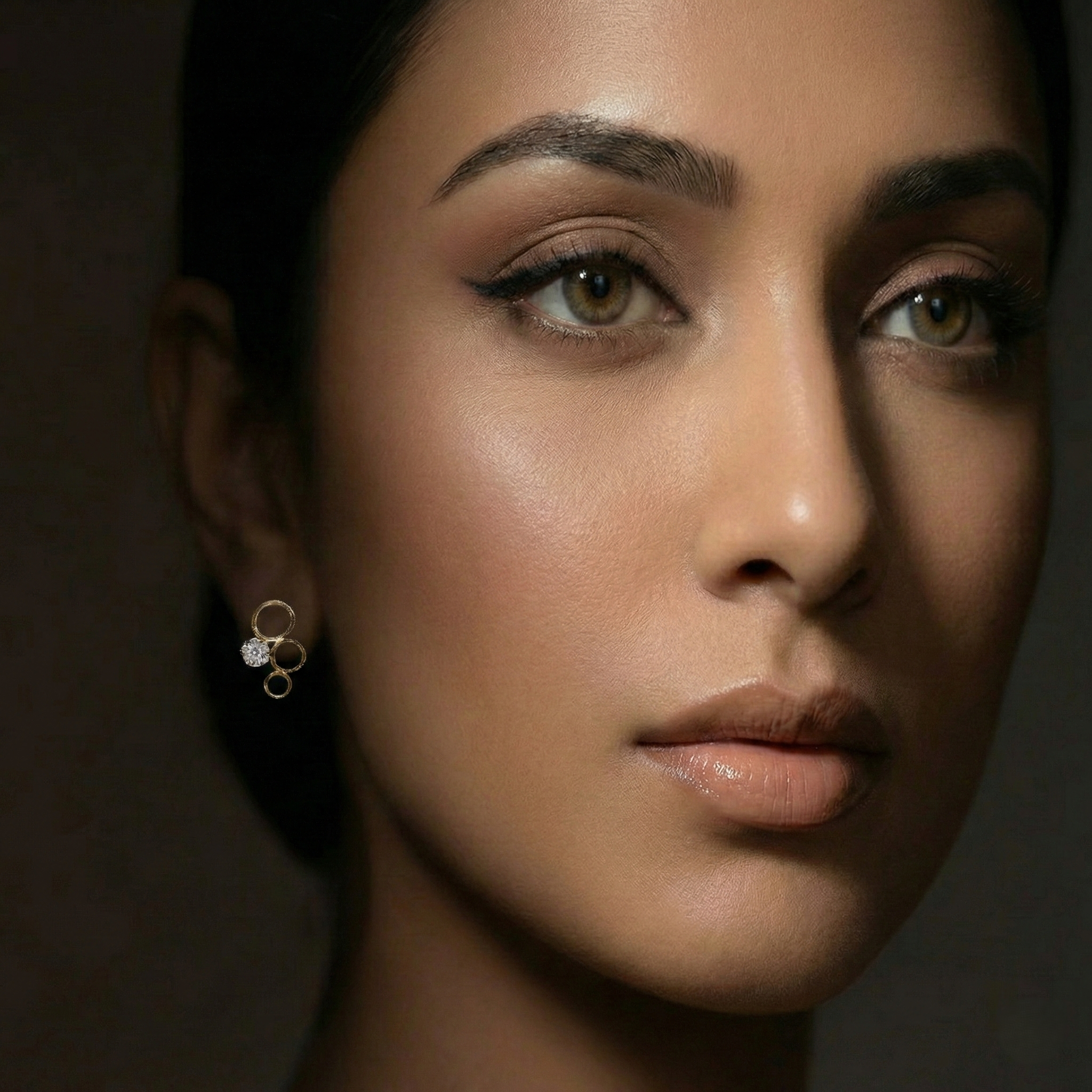 Ethereal cluster  Diamond Earings