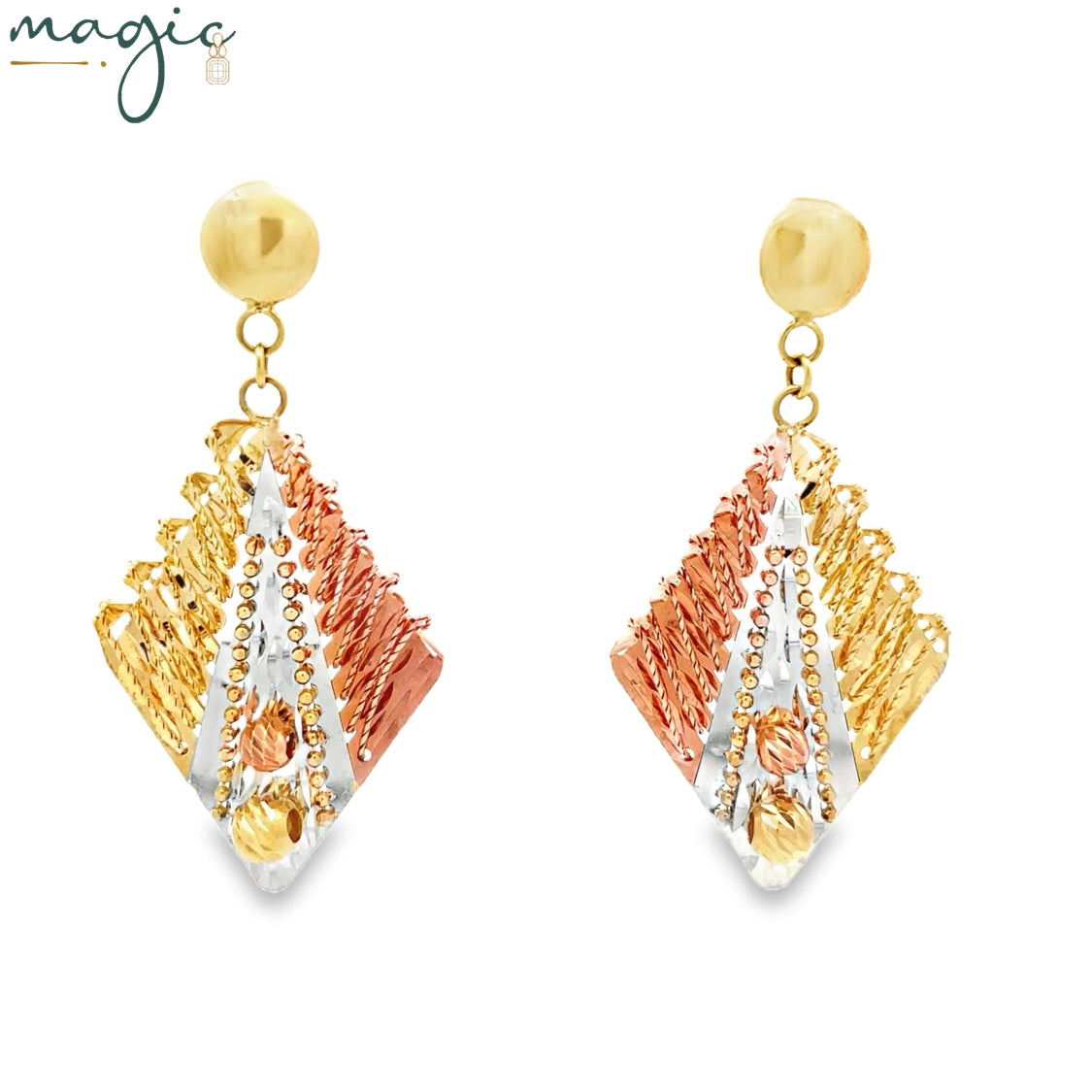 The Golden Diva Danglers