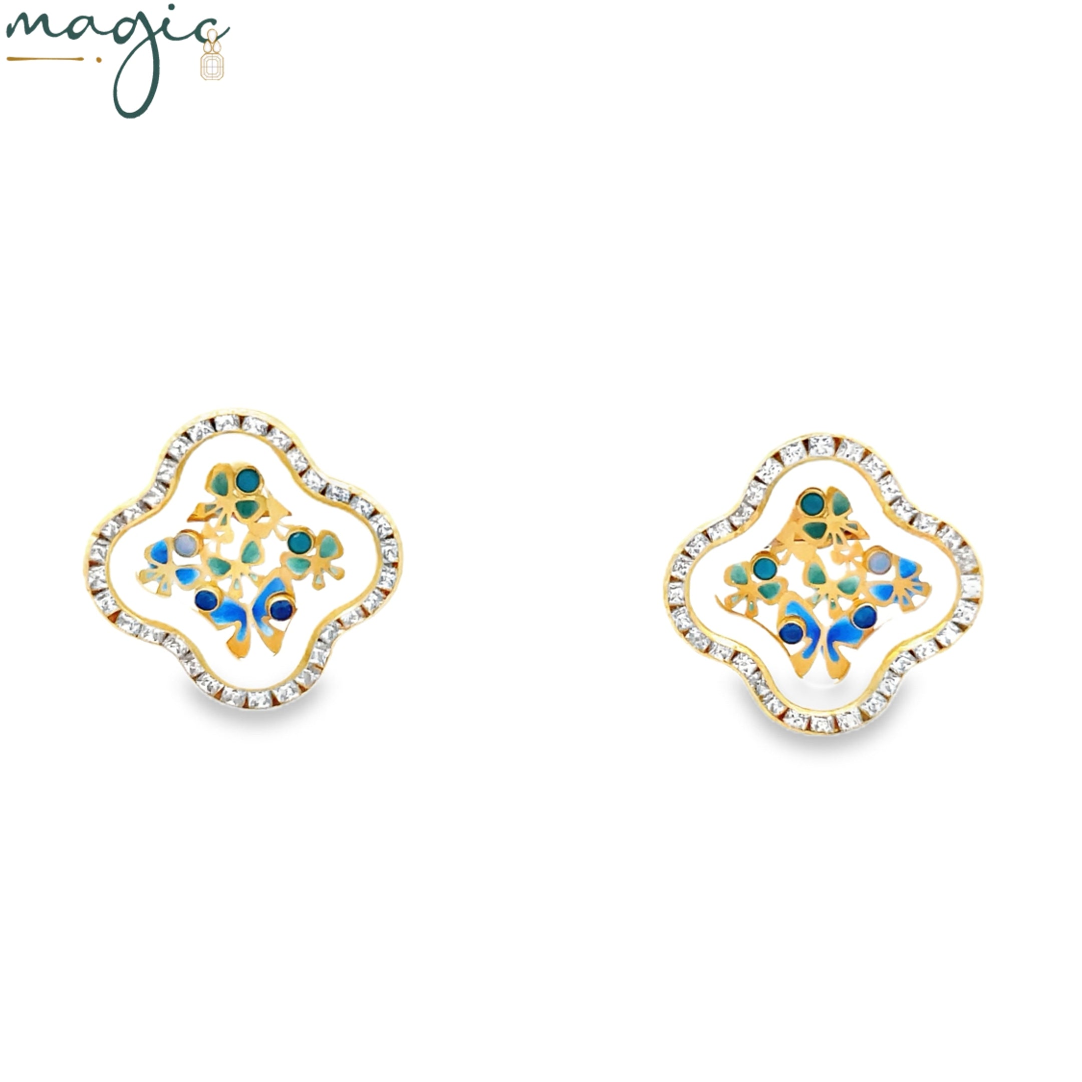 The victorian bloom studs