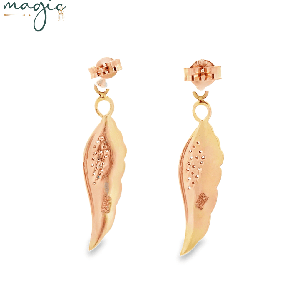 The Aqua Enamel Earings