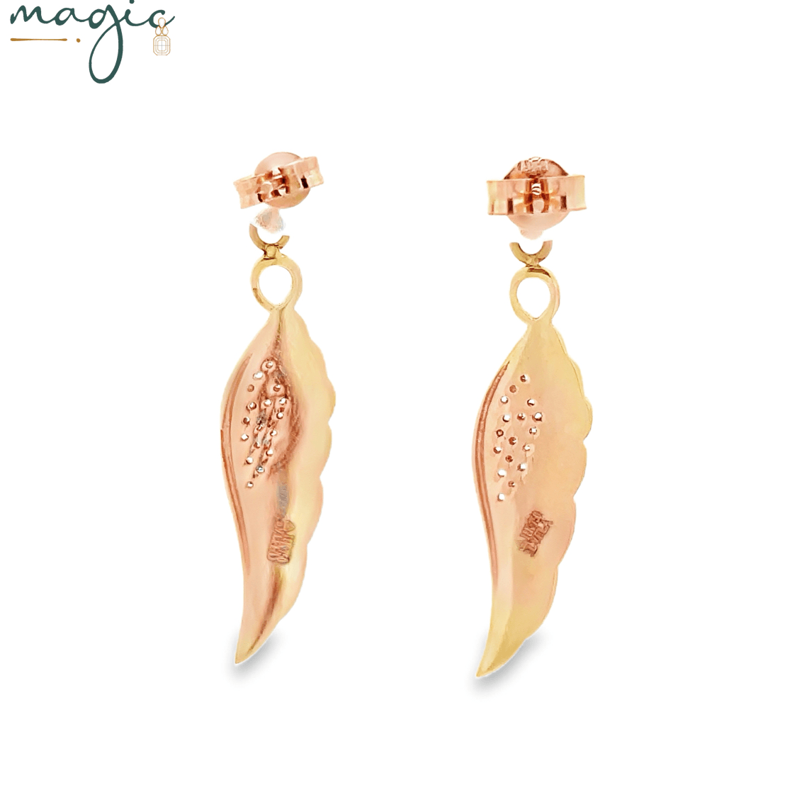 The Aqua Enamel Earings