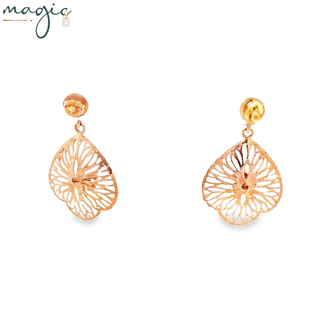 Glided sunbeam earings