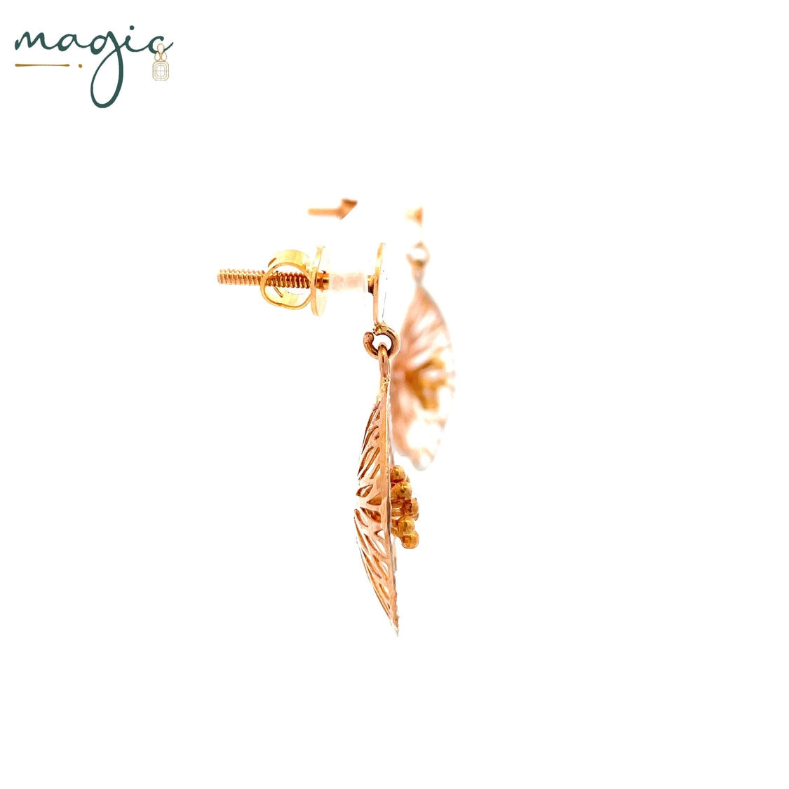 Glided sunbeam earings