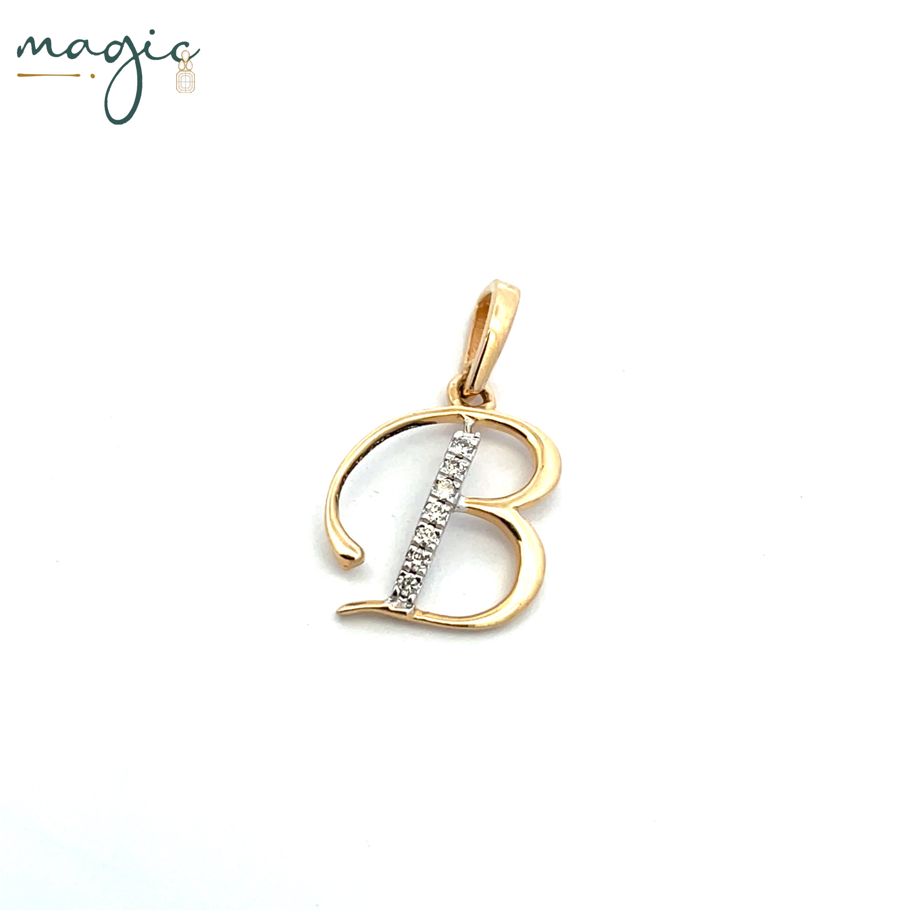 Magic Initial B Pendant