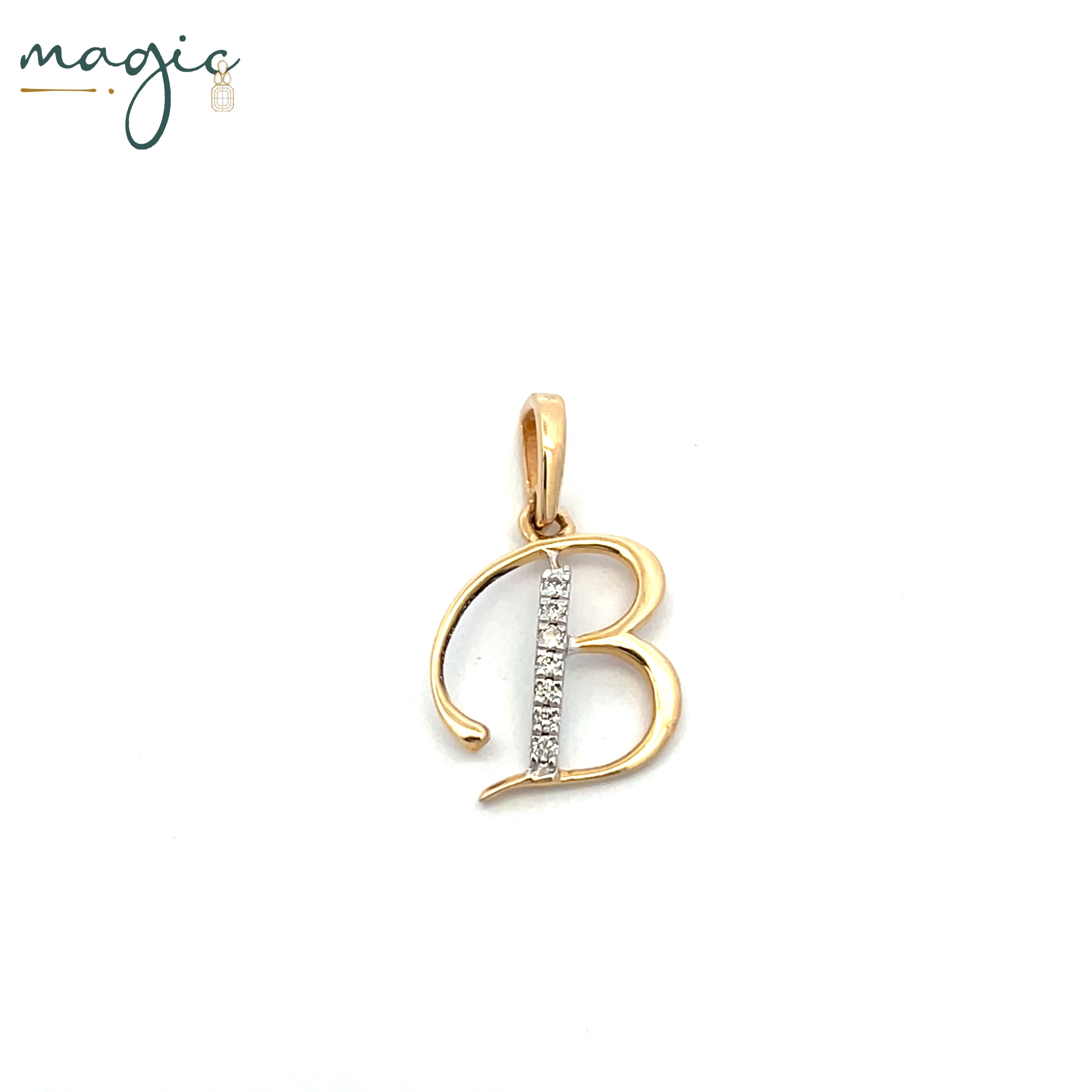 Magic Initial B Pendant