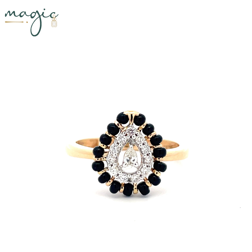 Magic Gleaming MangalSutra Diamond Ring
