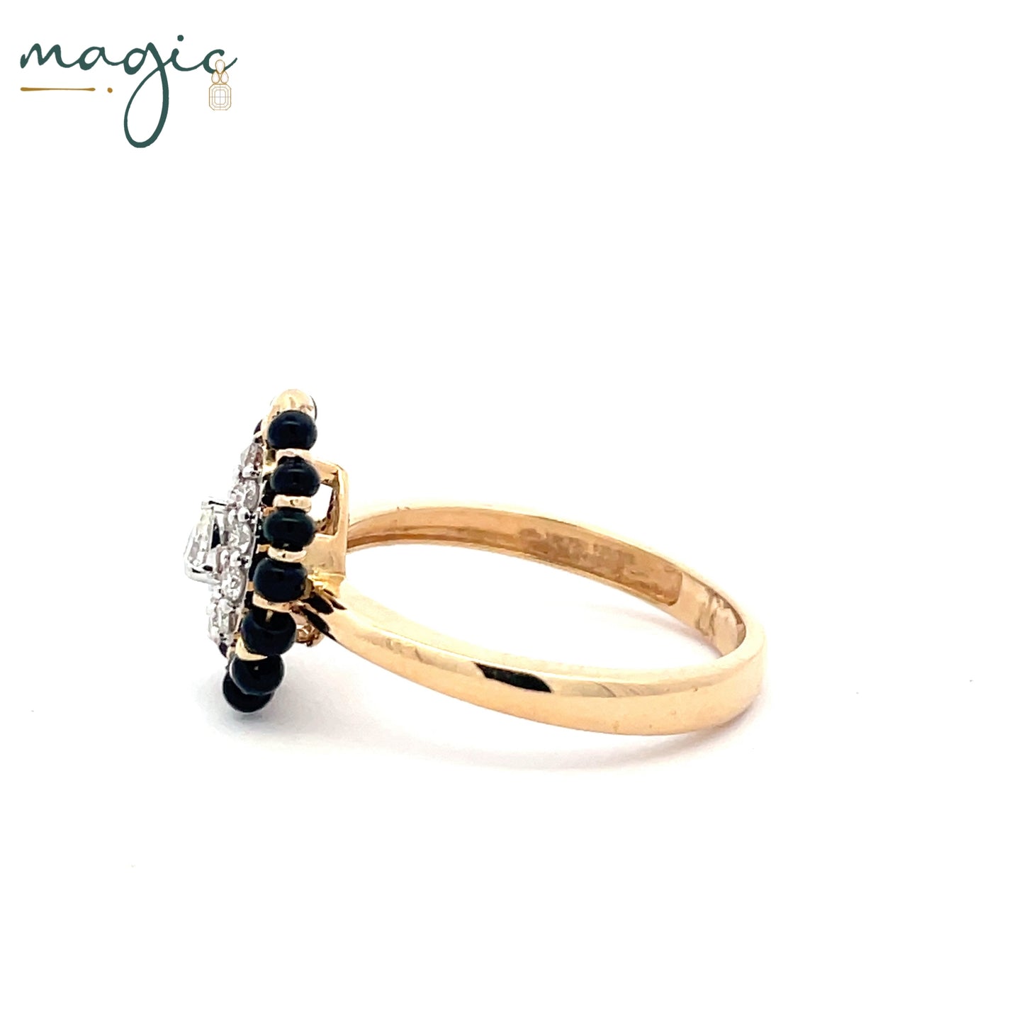 Magic Gleaming MangalSutra Diamond Ring