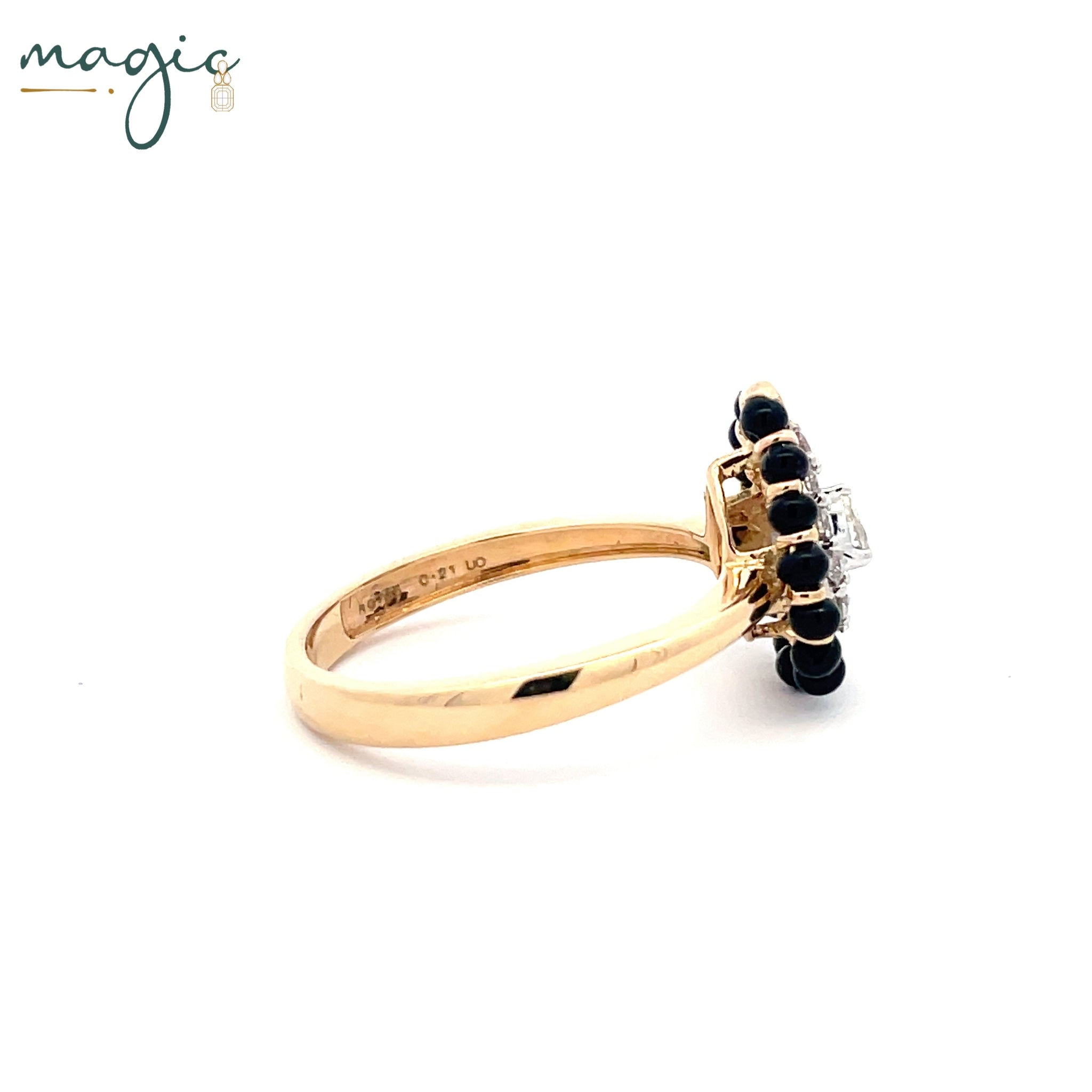 Magic Gleaming MangalSutra Diamond Ring