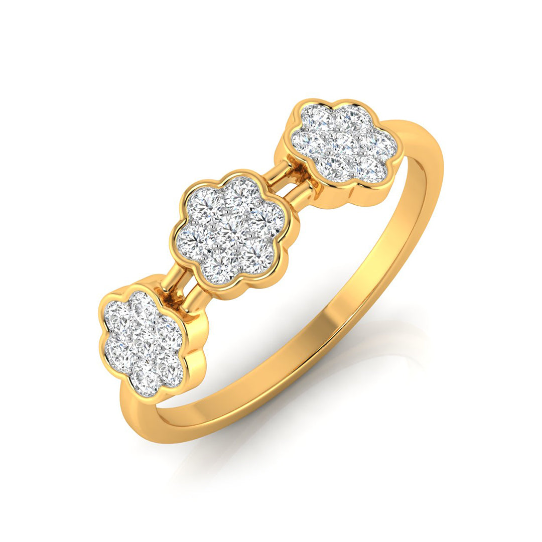 Magic Luxury in Bloom Diamond Ring