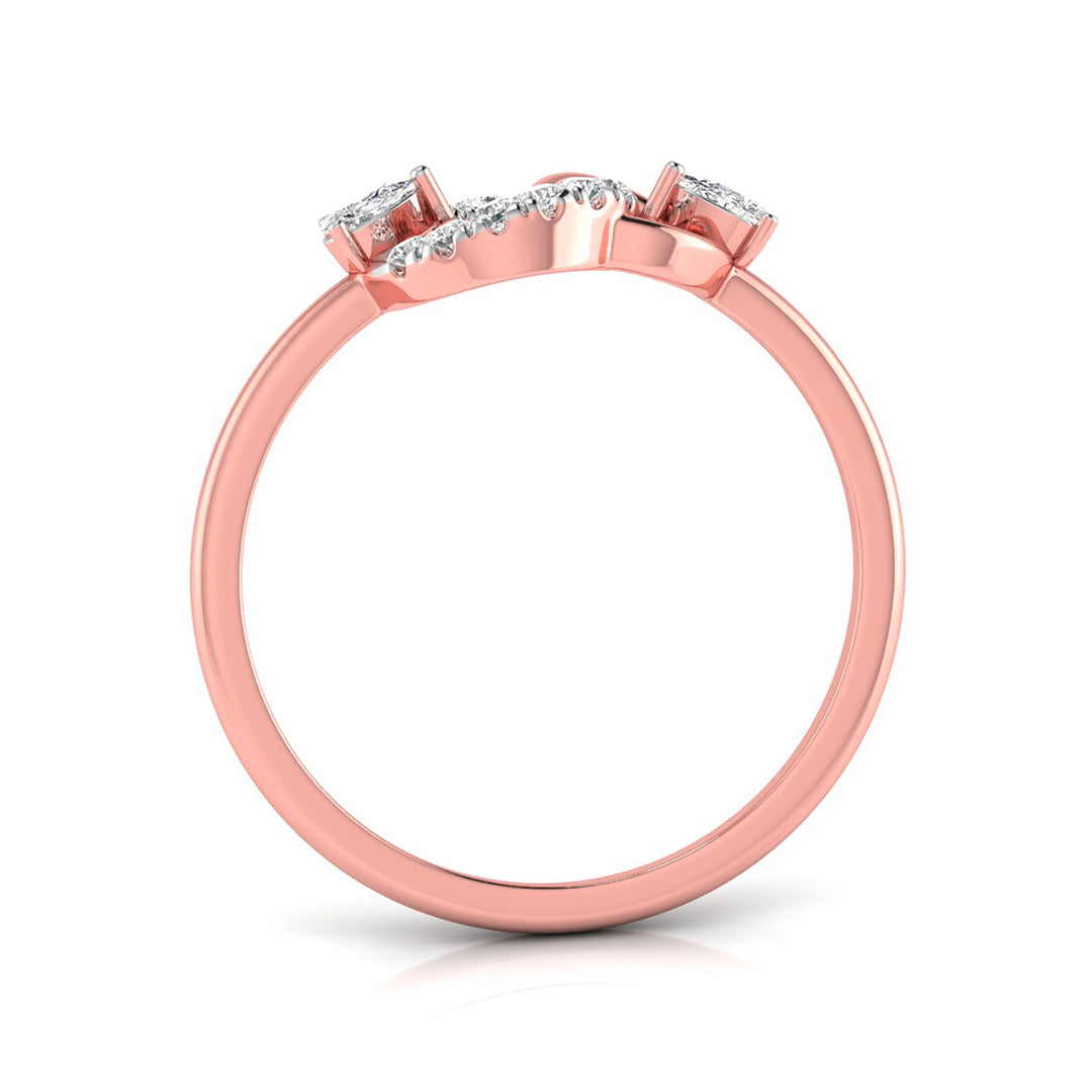 Magic Interlinked Dazzling Diamond Ring