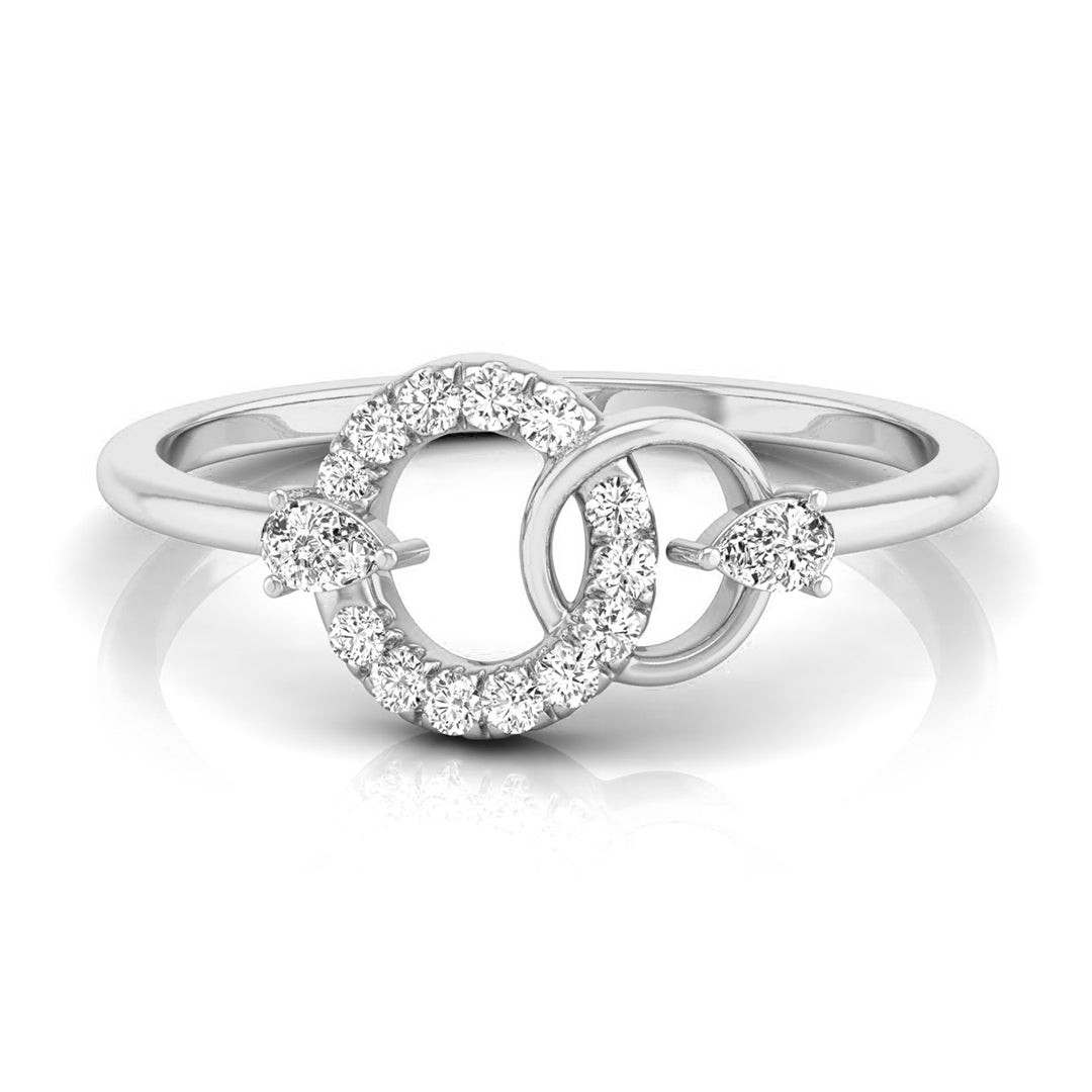 Magic Interlinked Dazzling Diamond Ring