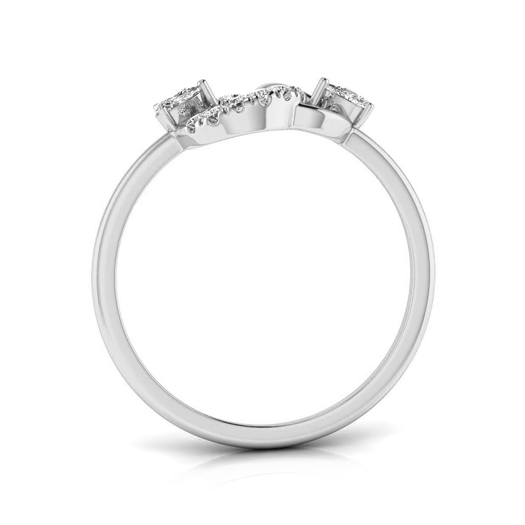 Magic Interlinked Dazzling Diamond Ring